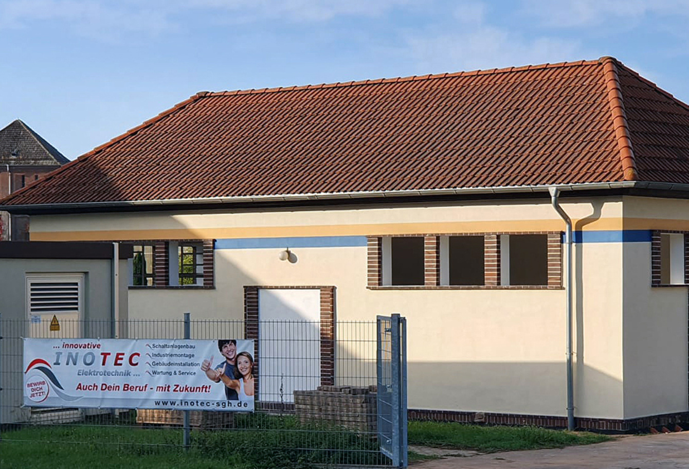 Komplettsanierung von Schalthäuserrn bei INOTEC Kompetenzcenter für Elektrische Anlagen Sangerhausen GmbH in Sangerhausen